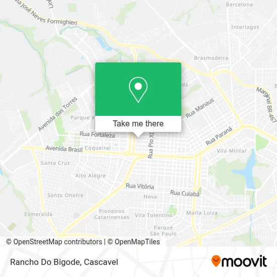 Rancho Do Bigode map