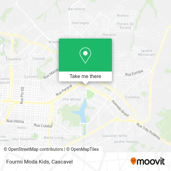 Fourmi Moda Kids map