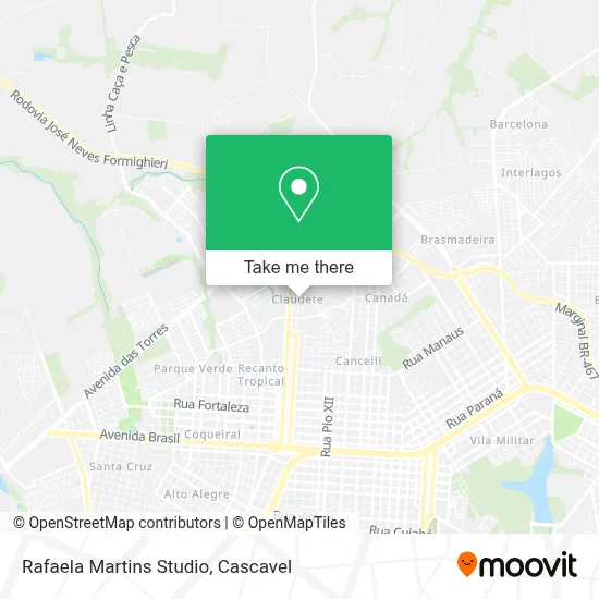 Rafaela Martins Studio map