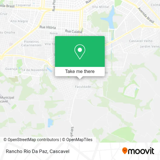 Rancho Rio Da Paz map