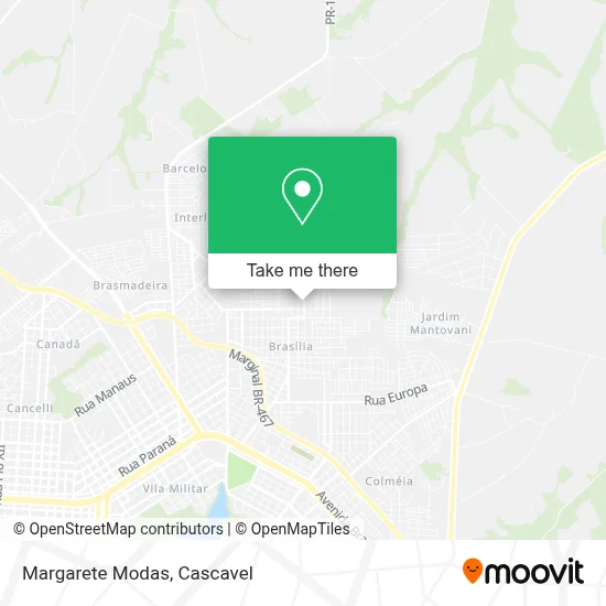 Margarete Modas map