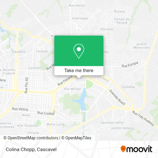 Colina Chopp map