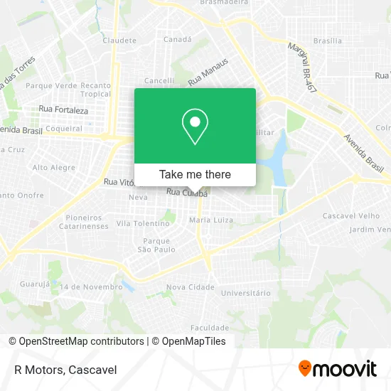 R Motors map