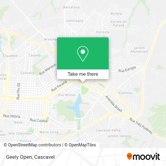 Geely Open map