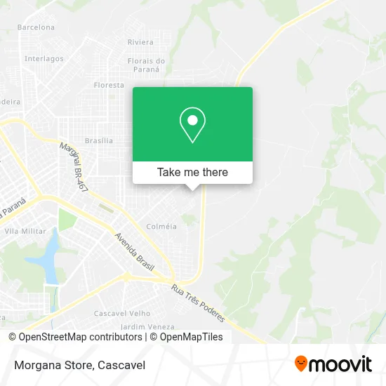 Morgana Store map