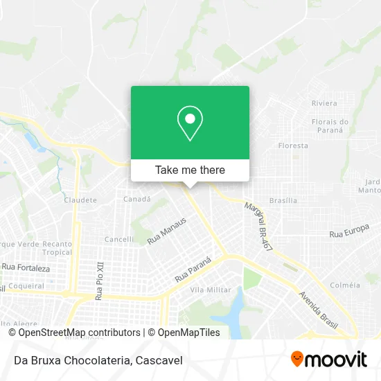 Da Bruxa Chocolateria map