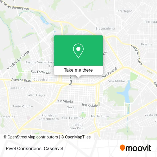 Rivel Consórcios map