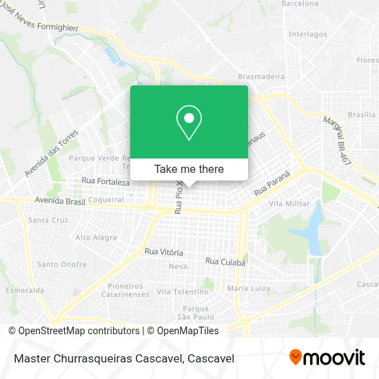Master Churrasqueiras Cascavel map