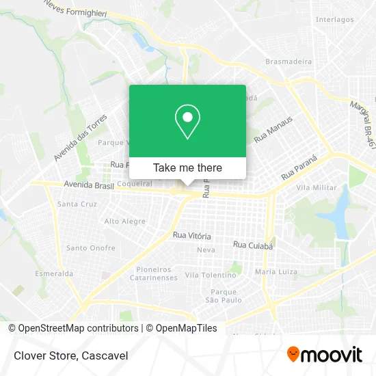 Clover Store map