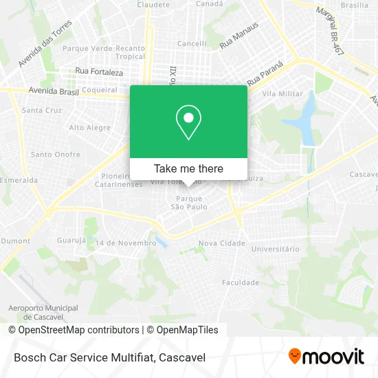 Bosch Car Service Multifiat map
