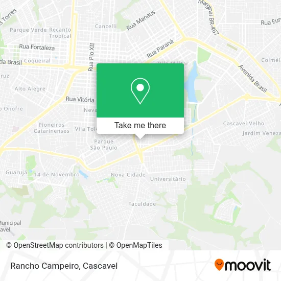 Rancho Campeiro map