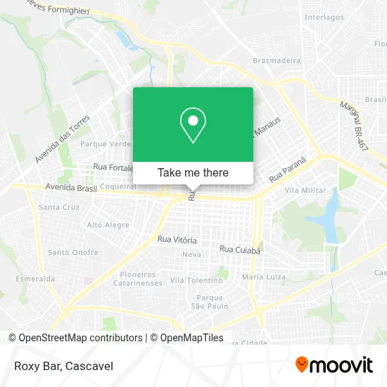 Roxy Bar map