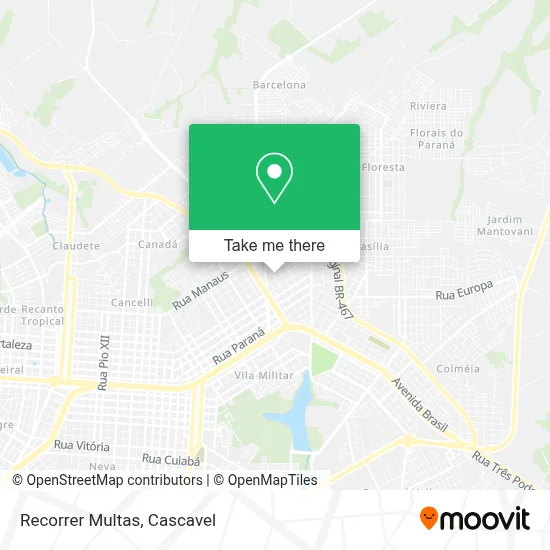 Recorrer Multas map