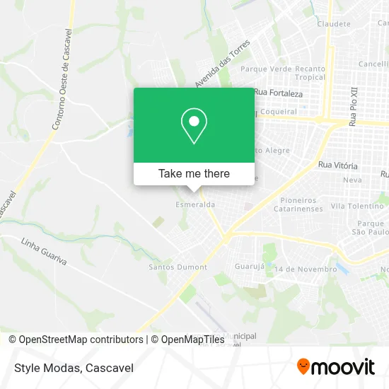 Style Modas map