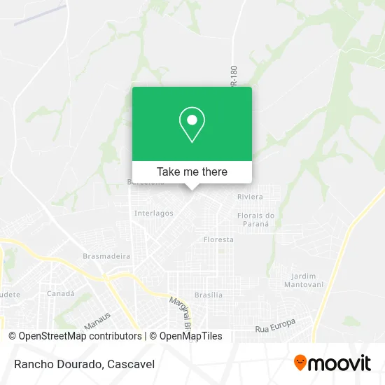 Rancho Dourado map