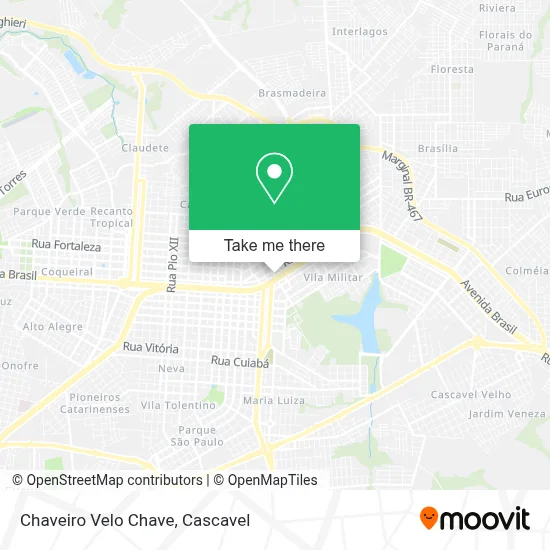 Chaveiro Velo Chave map