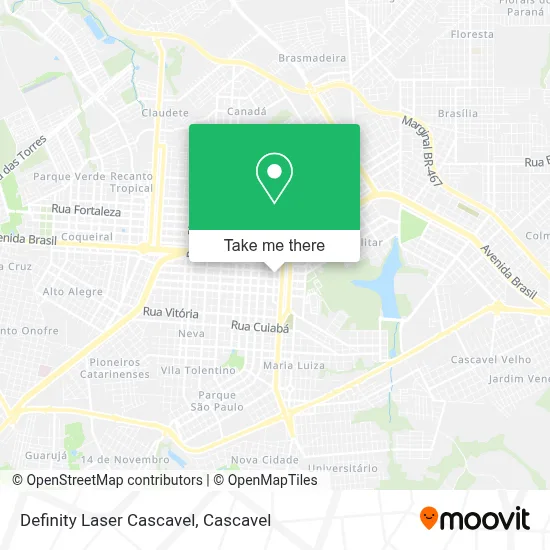 Definity Laser Cascavel map