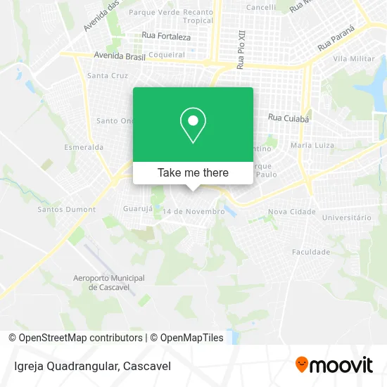 Igreja Quadrangular map