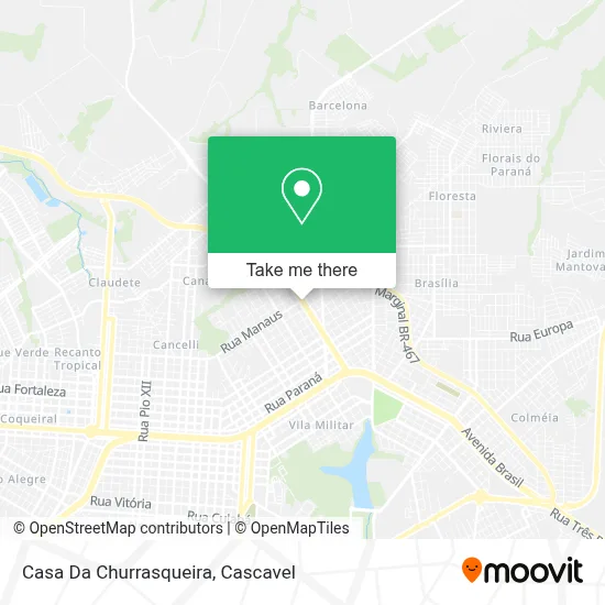 Casa Da Churrasqueira map
