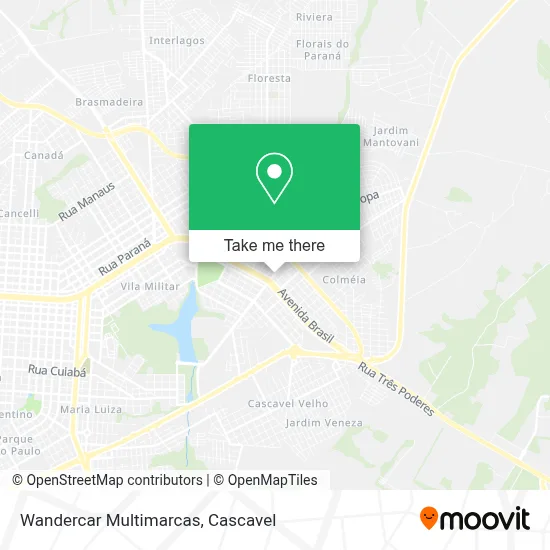 Wandercar Multimarcas map