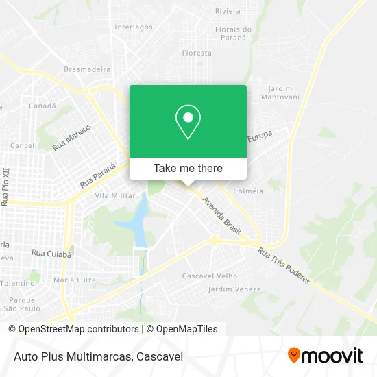 Auto Plus Multimarcas map