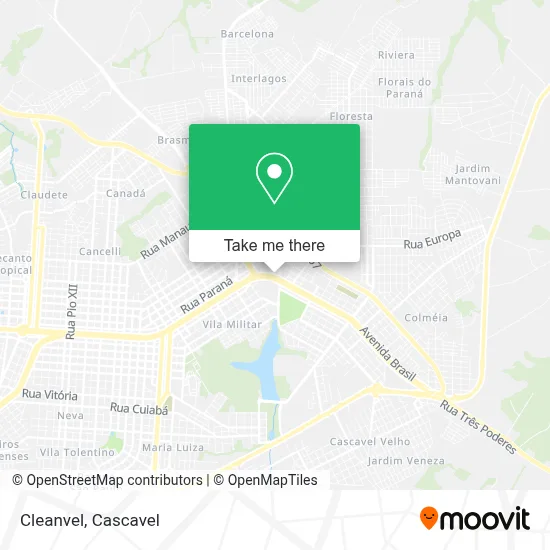 Cleanvel map