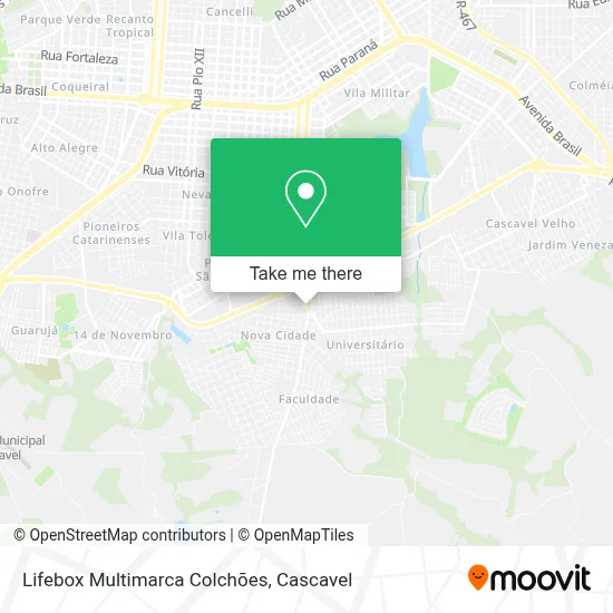 Lifebox Multimarca Colchões map