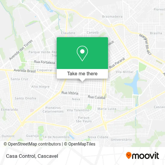 Casa Control map