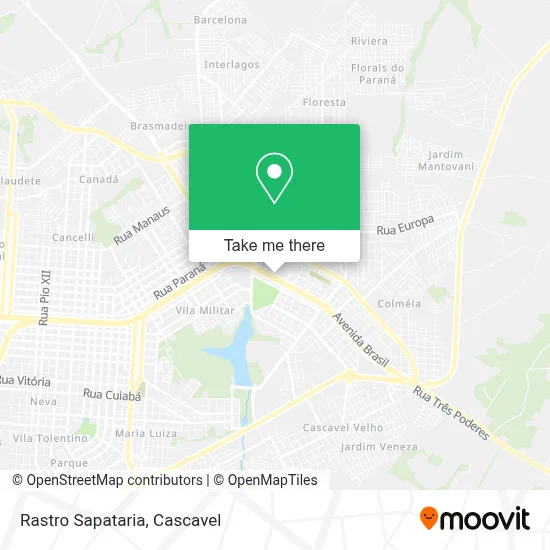 Rastro Sapataria map