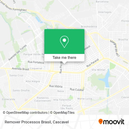 Remover Processos Brasil map
