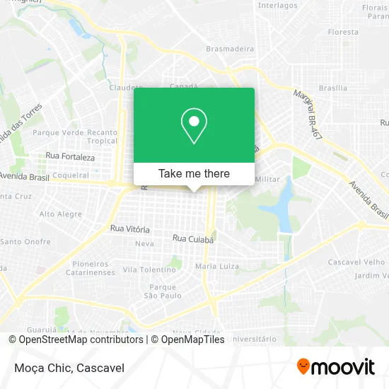 Moça Chic map