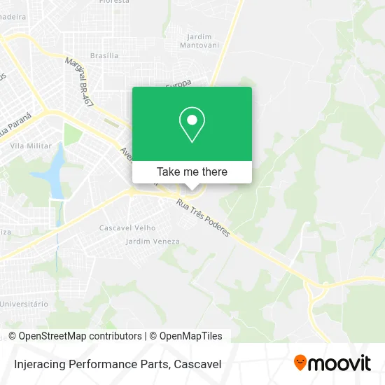 Injeracing Performance Parts map