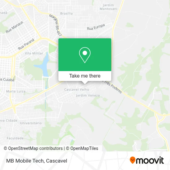 MB Mobile Tech map
