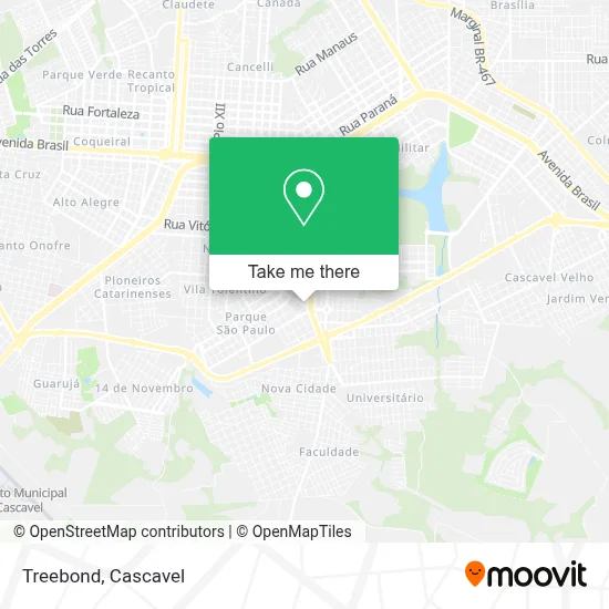 Treebond map