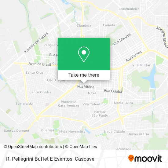 R. Pellegrini Buffet E Eventos map