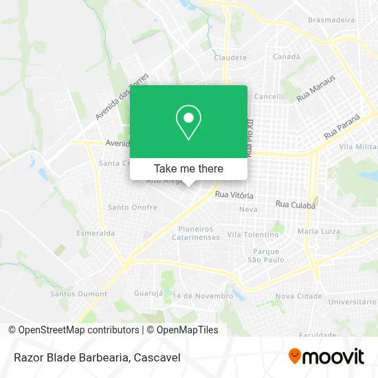 Razor Blade Barbearia map