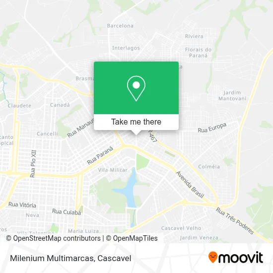 Milenium Multimarcas map