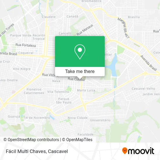 Fácil Multi Chaves map