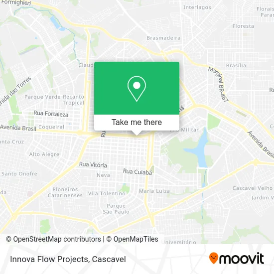 Innova Flow Projects map