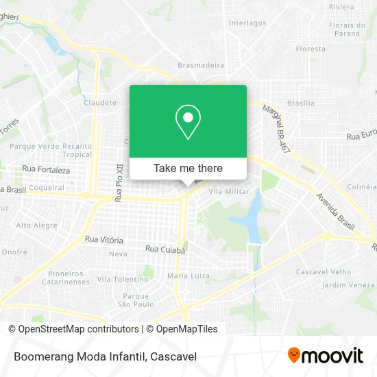 Boomerang Moda Infantil map