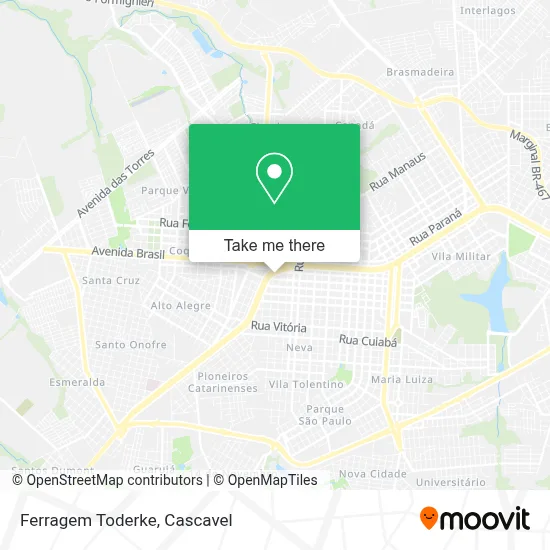 Ferragem Toderke map