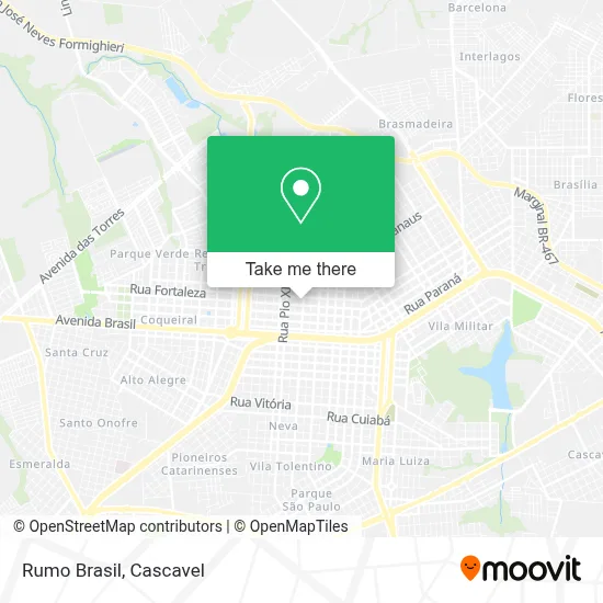 Rumo Brasil map
