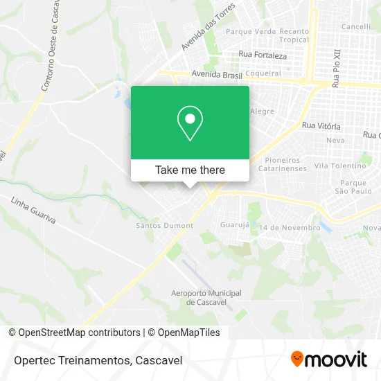 Opertec Treinamentos map