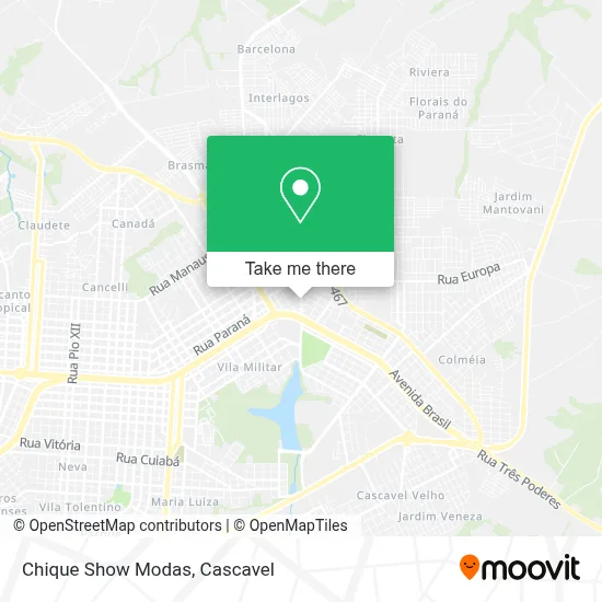Chique Show Modas map