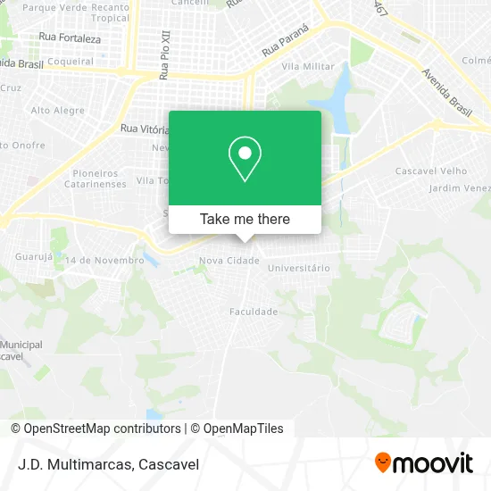 J.D. Multimarcas map