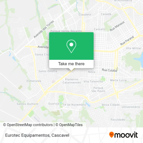 Eurotec Equipamentos map