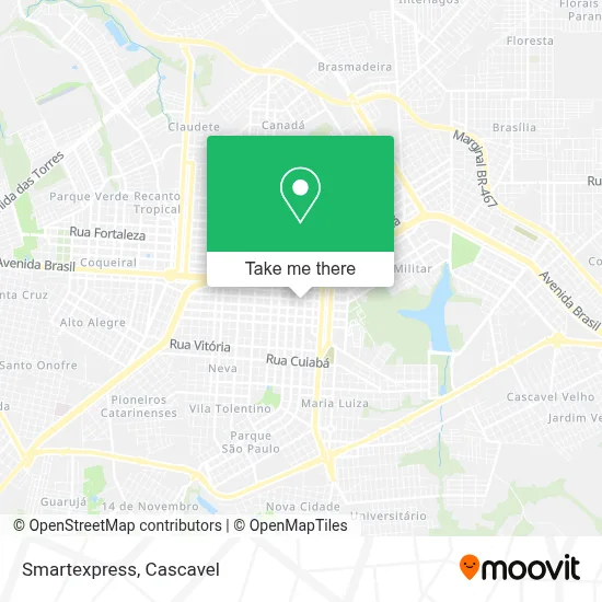 Smartexpress map