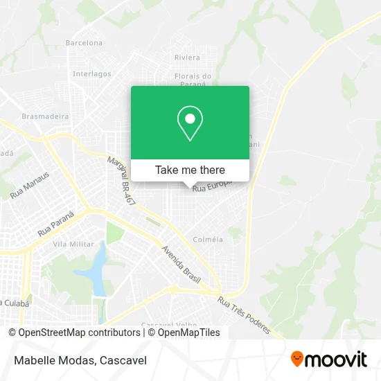 Mabelle Modas map