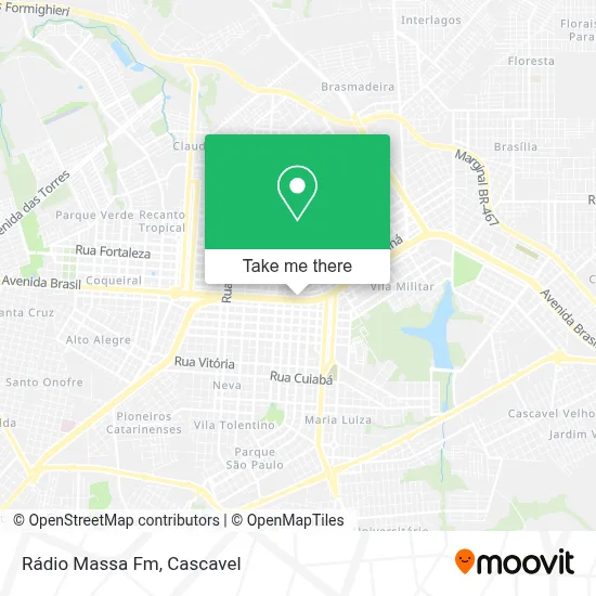 Rádio Massa Fm map