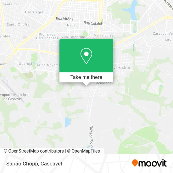 Sapão Chopp map